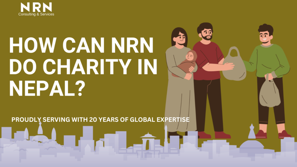 How can NRN do Charity in Nepal?